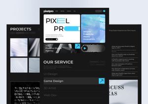 PixelPro | Digital Agency Landing Page UI Kit