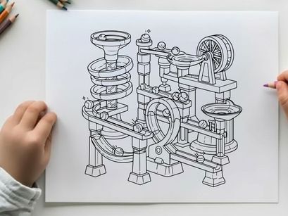 Steampunk machine gears engine vintage vector illustration