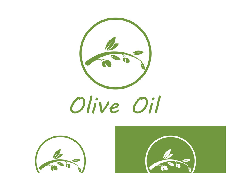 Olive fruit logo design.