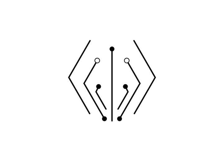 Circuit illustration design vector,  technology symbol