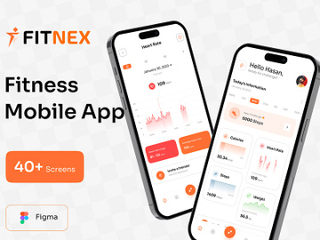 Fitnex Mobile App UI Kit preview picture