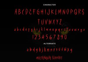 Night Stalker - Rough Font