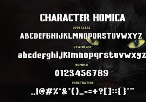 Homica - A Bold Display Font
