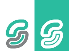 Business corporate S letter logo design vector