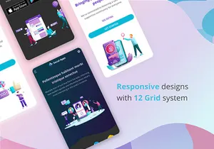 Social Apps Landing page (Freebie)