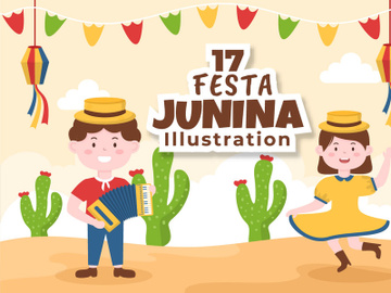 17 Festa Junina or Sao Joao Celebration Illustration preview picture