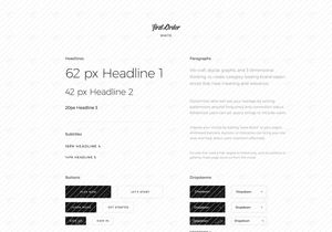 First Order Free UI Kit