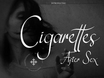 Cigarettes Script Font