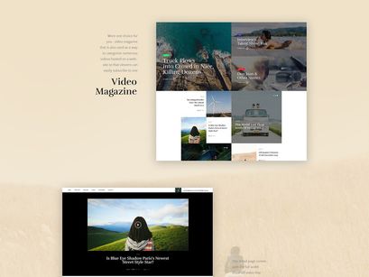 Bologna Magazine Blog Free PSD