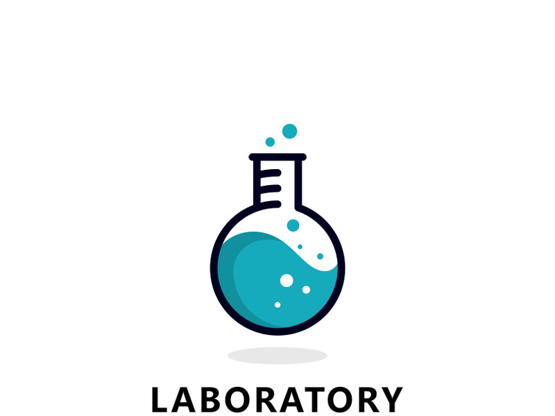 Lab logo science, Laboratory logo icon vector design