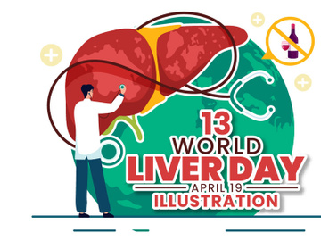 13 World Liver Day Illustration preview picture