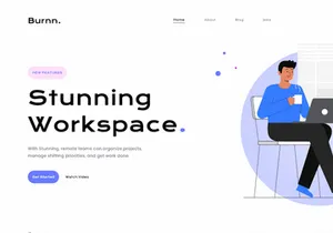 3D Web Landing Page