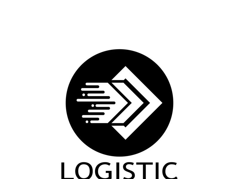 logistics logo icon illustration vector design  distribution symbol  delivery of goods  economy  finance