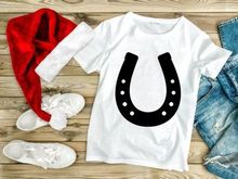 Black horseshoe symbol luck charm isolated on white background