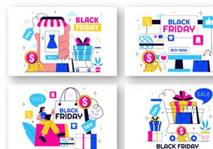 11 Black Friday Sale Event Illustration