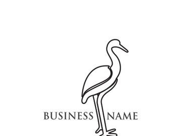 Swan logo and symbol vector preview picture