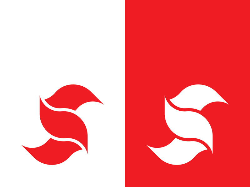 Business corporate S letter logo design vector