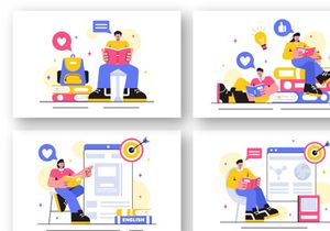 15 Education and Books Illustration