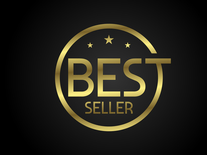 10 Best Seller icon design, Best Seller badge logo design template vector illustration