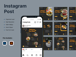 General Food Instagram Post Templates preview picture