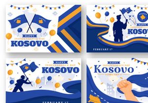 13 Kosovo Independence Day Illustration