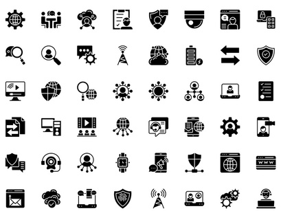 170+  Set of Network Icons Pack