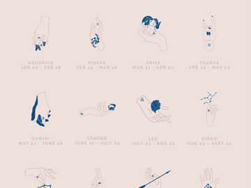 Illustrated Horoscope Wallpapers [Free Download] preview picture