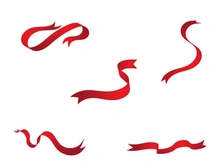 Ribbon illustration design