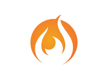 Fire Flame logo designs  Fire logo template  Logo symbol icon