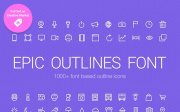 Epic Outlines Font