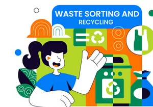 10 Waste Sorting and Recycling Illustration