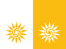 Sun vector illustration icon logo template design