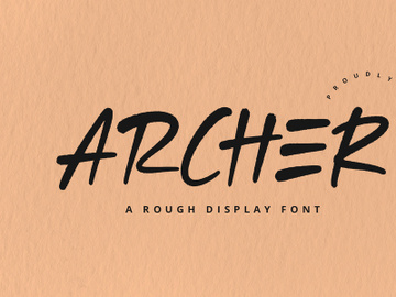 Archer - Rough Font preview picture