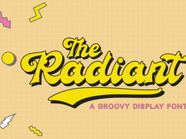 Radiant - Groovy Font preview picture