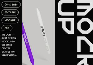 Pencil Tab Mockup