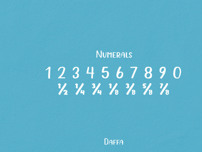 Daffa - A Free Handwritten Font