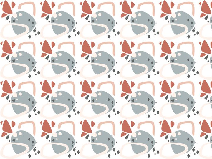 Abstract Geometric Boho Pattern