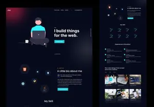 Sio - Personal Portfolio Website Figma Template