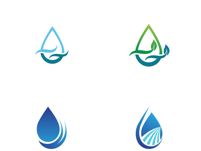 Water drop Logo Template vector