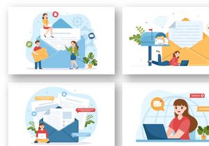 14 Email Marketing Service Illustration