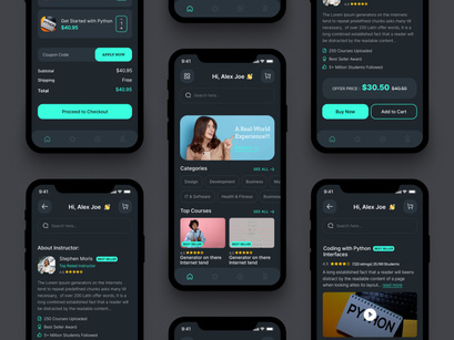 Learning Course App UI Kit