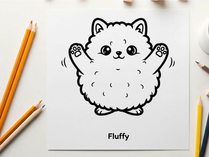 Cute fluffy white cartoon sheep smiling vector illustration