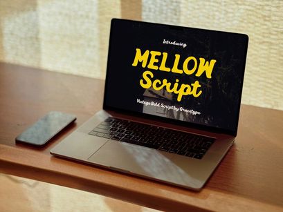 Mellow Script | Vintage Bold Script