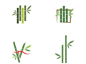 Bamboo vector icon illustration preview picture