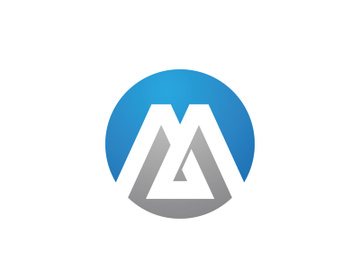 M Letter illustration icon Logo Template preview picture