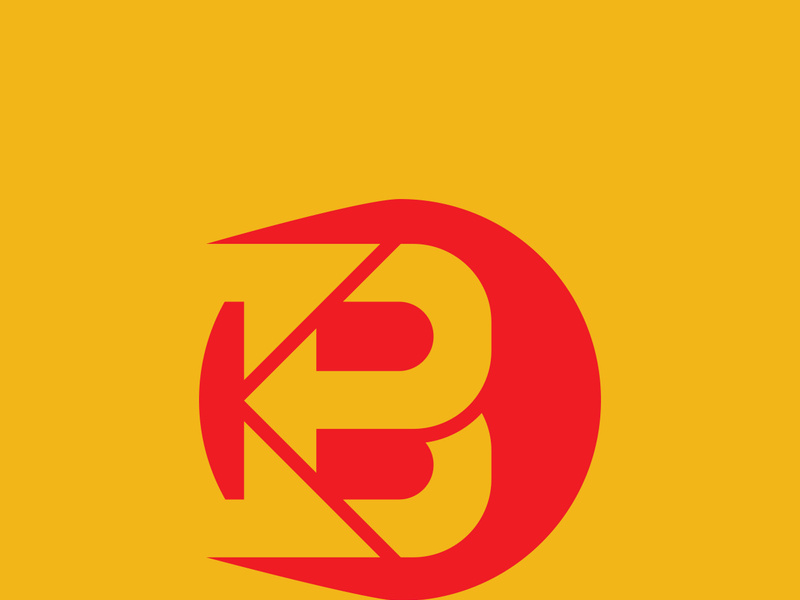 B letter logo template vector illustration