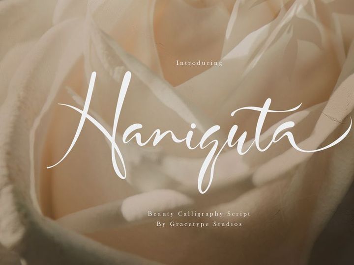 Haniquta | Beauty Calligraphy Script