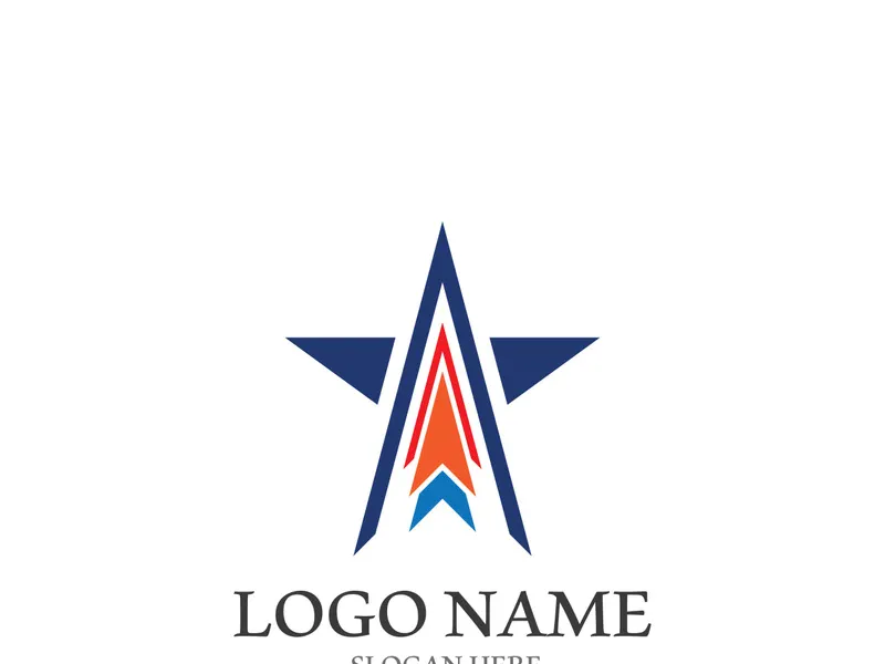 Star icon template vector illustration design