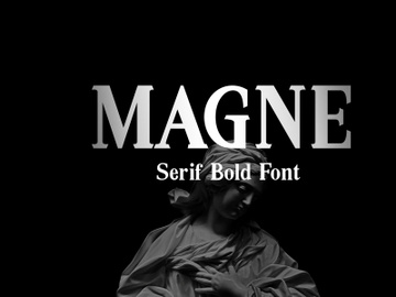 MAGNE - BOLD SERIF FONT preview picture