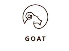 Goat logo icon vector template